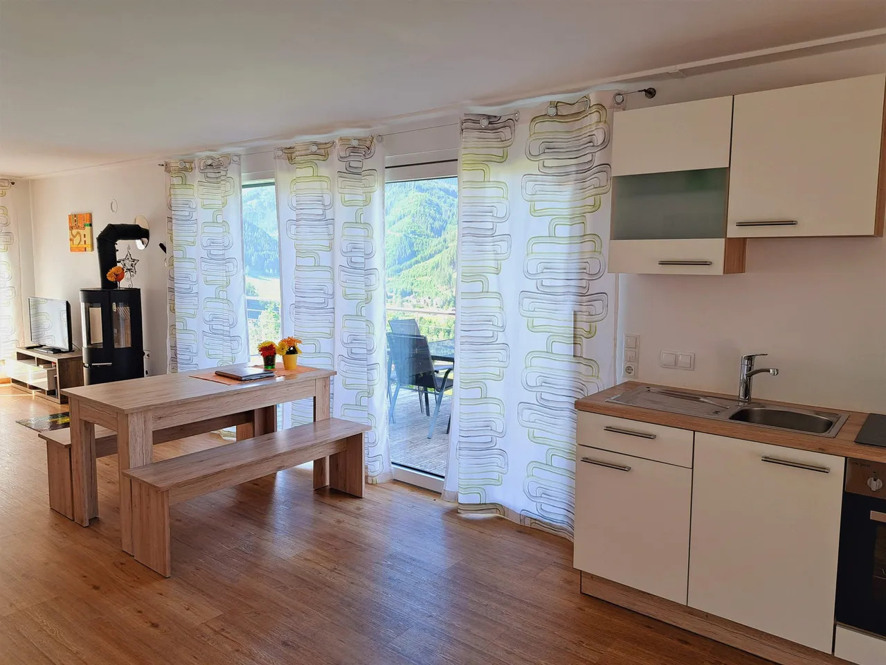 Schlafzimmer Ferienhaus Alpenblick II